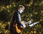 Craig at Hub carol singing